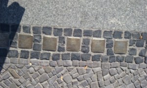 Stolperstein outside Humboldt University Museum Island http://www.stolpersteine.eu/en/ 
