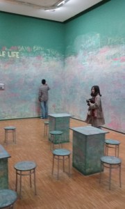 Paris Centre Pompidou Cafe Little Boy  (8)